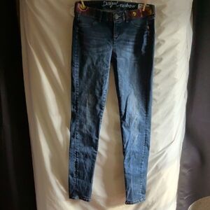 Desigual The Wow Slim Dark Blue Skinny Jeans